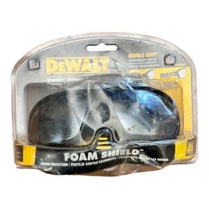 DeWalt‎ Double Duty Foam Shield Protective Glasses new